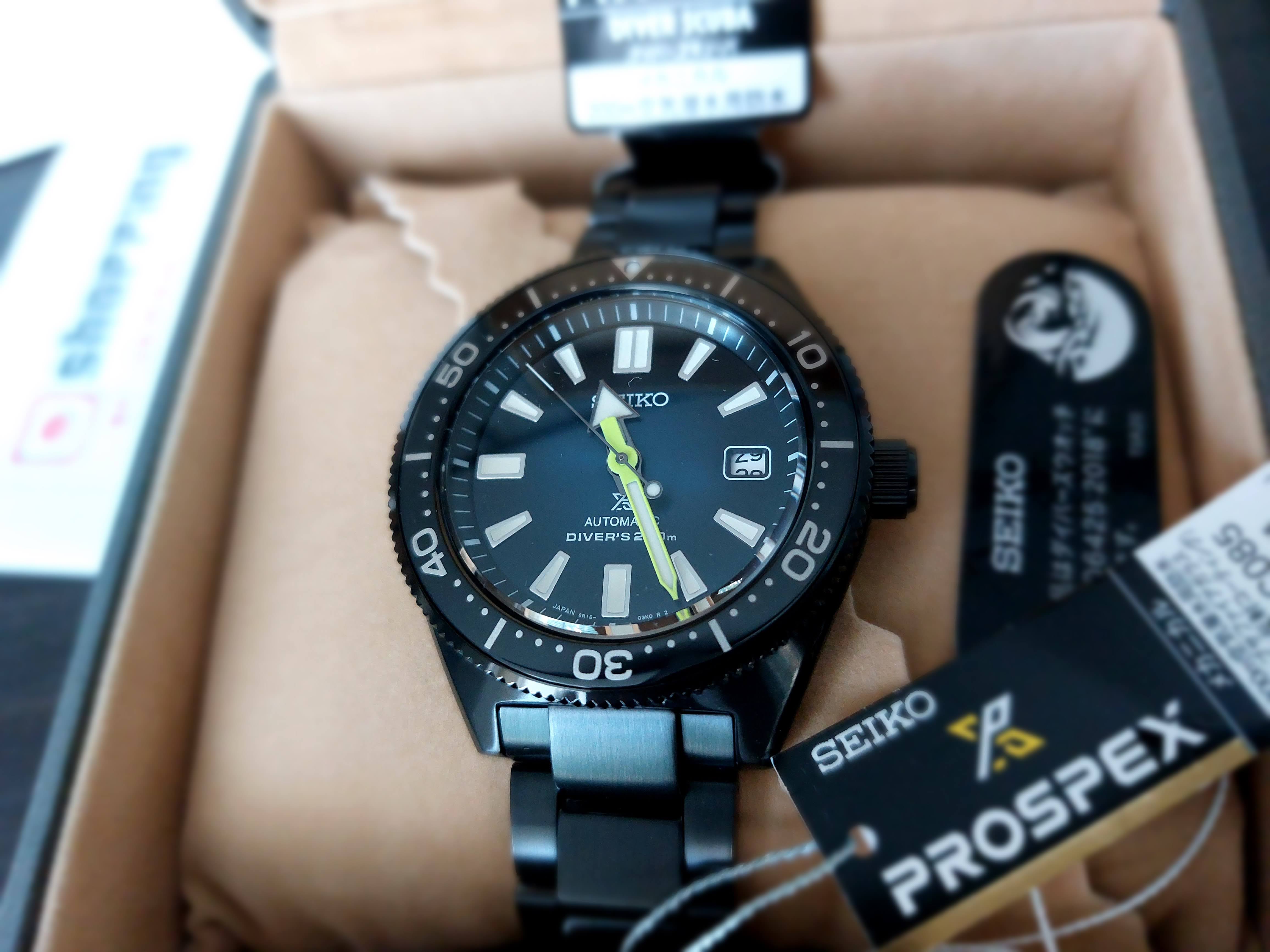 Seiko Prospex Automatic 62MAS Darth 200m