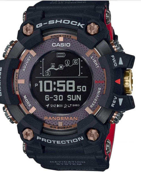 A Casio G-Shock Frogman watch.