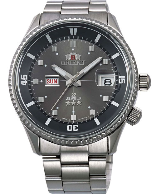 An Orient King Master Grey Reissue watch